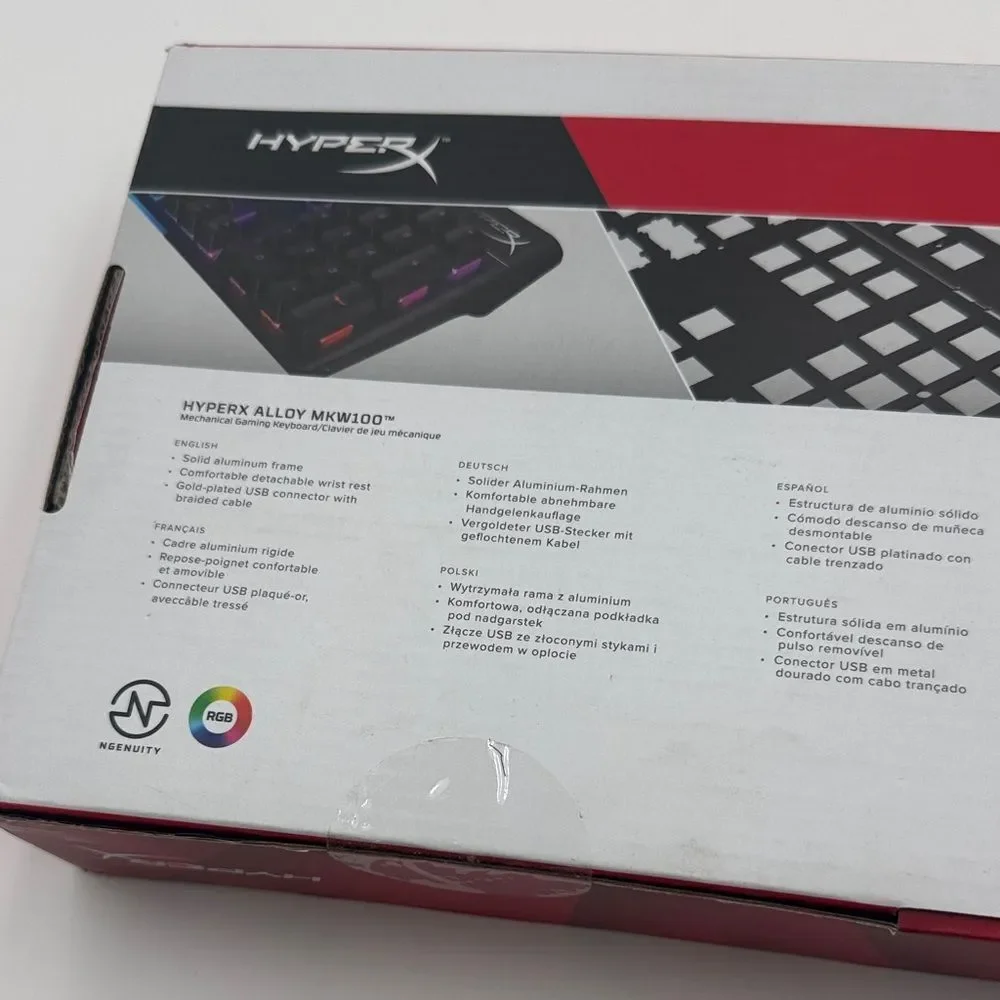 HyperX Alloy MKW100 RGB Gaming Keyboard
